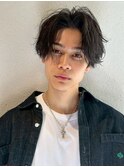 フェザー/サーフカール/センターパート/波巻きツイスパ