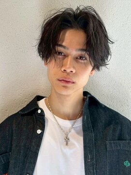 ファルベ(Farbe) フェザー/サーフカール/センターパート/波巻きツイスパ