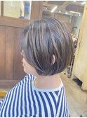 【30代・40代・50代】似合わせショートボブ/耳掛けショート