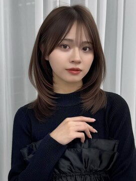 アマトウキョウスマートサロン(AMA TOKYO×Smart Salon) くびれレイヤー/顔まわりカット/レイヤーカット/小顔ヘア