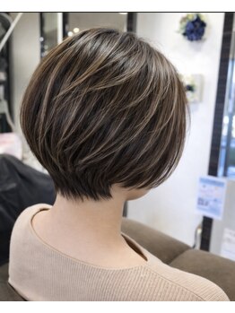 アンジュールクレア(UN JOUR CREA)の写真/白髪ぼかしと髪質改善で憧れのスタイルへ♪家に帰ってからも続くもちが良いカット【髪質改善/白髪ぼかし】