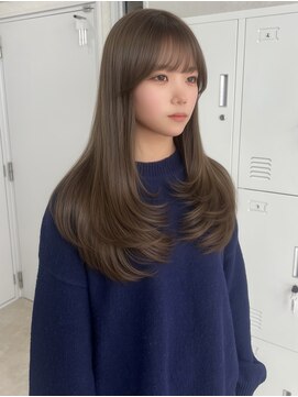 トレヘアー 京都 烏丸(tRe hair) レイヤーカット/アッシュベージュ/透明感カラー/艶髪/美髪