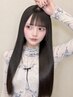 【髪質改善】カット+カラー+酸性ストレート+水素トリートメント
