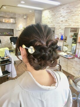 ヘアーピース(Hair Peace) 和装アップスタイル