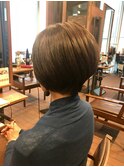 大人可愛い20代30代40代　立体ショートボブ