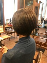 グランエクラ バイフルショウ(GRAND ECLAT by FURUSHO)&nbsp;大人可愛い20代30代40代　立体ショートボブ