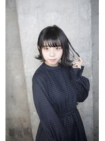 サロンドミルク 原宿(salon de MiLK)&nbsp;【salon de MiLK 原宿】耳かけ外ハネツヤ感ニュアンスウェーブ