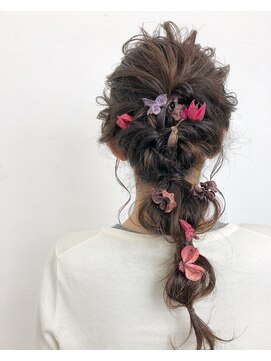 ルル ココット(Lulu la cocotte) ドライフラワーと編み下ろし