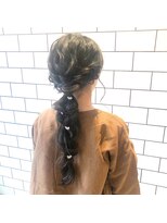 アルマヘアー(Alma hair by murasaki)&nbsp;編みおろしスタイル