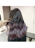 【ADITION渋谷】ラベンダーピンクグラデーション