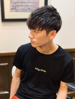 ヒロギンザバーバーショップ 神楽坂店(HIRO GINZA BARBER SHOP)&nbsp;黒髪束間ツーブロックショート