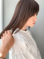 ヌード(nude)&nbsp;nude仲井【ブリーチなし】【ラベンダーベージュ】ミディアムヘア