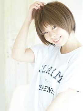 マイラ 銀座(myla) ハイライトカラーのこなれヘアショート