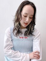 アイティーバイアルバム 松戸店(IT by ALBUM)&nbsp;ラフウェーブ_ミニウルフテラコッタくすみブルー_28642