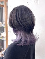 リッカ(RICCA)&nbsp;【インナーカラー】パールラベンダー×ダークバイオレット♪