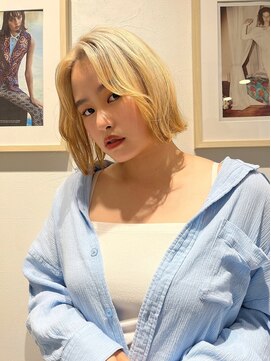 ロンド ストラーダ 心斎橋(Lond strada) 【デザインカラー】ハイトーンボブ大人気◎イメチェンハイトーン