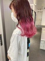 ゲーム 原宿店(GAME)&nbsp;ピンクベージュ/ダブルカラー/ケアブリーチ/髪質改善/原宿