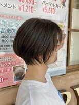 ヘアーズベリー 長岡天神店(hairs BERRY) くびれショートボブ