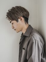 ダブルバイグリッター(W by GRITTERs)&nbsp;センターパート×束感ニュアンスパーマ【武田】