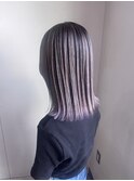 グレーカラー　バレイヤージュ　ラベンダーカラー