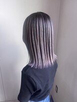 ドライブ(drive)&nbsp;グレーカラー　バレイヤージュ　ラベンダーカラー