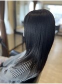 【ブルーブラックカラー】艶ロングヘア