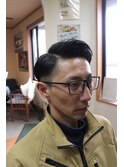 ツーブロックアップバング