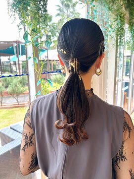 ルシュカイチマルニ(Rasca102) Rasca◇お呼ばれヘア　タイトヘア　ローポニー