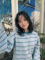 エルム 原宿 表参道(yelm)&nbsp;★くびレイヤーエモージュイメチェンハッシュカットフルバング