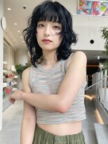 イメチェンヘアスタイル ハッシュカット フルバング 似合わせ