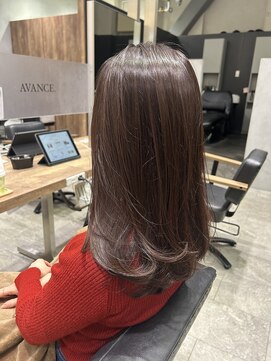 アヴァンス セブンパーク天美 松原店(AVANCE.) 大人ピンクブラウン