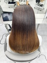 ビューブルー 亀戸錦糸町(VIEW BLUE)&nbsp;美髪カールシアーカラーピンクブラウンエアリーロングセミディ