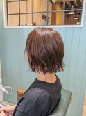 切りっぱなしボブ*外はねセットスタイル