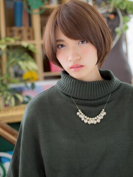 カバーヘアアンドスパ ブリス 浦和(COVER HAIR&SPA bliss) 前下がりくすみカラー大人マニッシュショートh3浦和20代30代40代