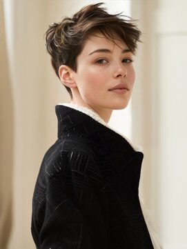 アルトリスト(Altruist Aging×HAIR&SPA) ★グレージュデザインカラーハッシュカットツートンカラーボブ