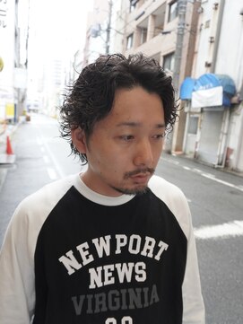 メンズグルーミングナンバーナイン(MEN'S GROOMING NUMBER NINE) シャドウパーマ/姫路メンズパーマ/メンズサロン