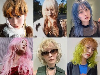 ユルク(JURK nagoya)の写真/ダメージレスで理想のイメチェン*ハイトーンでも色落ち美しい個性派カラーに![名古屋/栄/久屋大通/学割U24]
