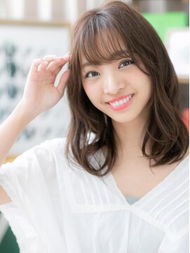 カバーヘア ブリス 大宮西口(COVER HAIR bliss) シースルーバングニュアンスパーマセミディc6大宮20代30代40代