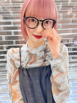 ジェム(GEM) ピンクカラー/ホワイトブロンド/くすみベージュ/ミニボブ★40