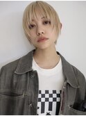 金髪ショート