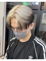メンズラピス 栄店(Men's Lapis)&nbsp;ニキ風韓国前下がりセンターパートエンドカラー