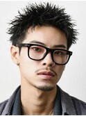 ベリーショートスパイキーショート短髪ボックスショート
