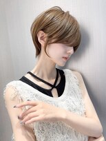 ハルキミナト ジャパン ヨコハマ(HARUKI MINATO japan YOKOHAMA)&nbsp;大人ショート/縮毛矯正/学割U24/ブルーカラー/くすみベージュ