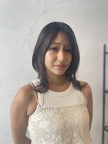 シュシュ 宜野湾店(chou chou)&nbsp;くびれヘア/アプリコットオレンジ/夏のヘアアレンジ/宜野湾