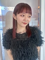 ガーデンヨコハマ(GARDEN YOKOHAMA)&nbsp;チェリーレッド ミディアム ワインレッド ワイドバング