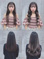 リップ 大阪本店(LIP)&nbsp;【レミー100%最高級人毛/ロング】シールエクステ60枚+ブリーチ