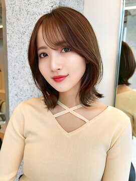 レディ 表参道(Lady) くびれボブくびれヘア顔周りカット外ハネボブレイヤーボブロブ