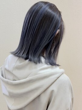 molt 麻生/レイヤーカット/ボブ/バレイヤージュ/ハイライト/海外ヘア 【モルト】 バレイヤージュ　ボブ