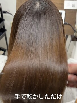 ココノサロン ハナレ(cocono salon HANARE) カラーを繰り返した髪へ美髪縮毛矯正　うねり解消ストレート