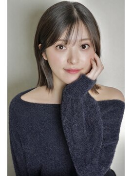 そう 札幌 大人かわいい暗髪ボブ＊